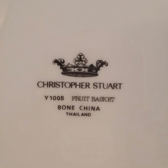 Christopher Stuart Bone China Cake Plate/Server - Picture 7 of 12
